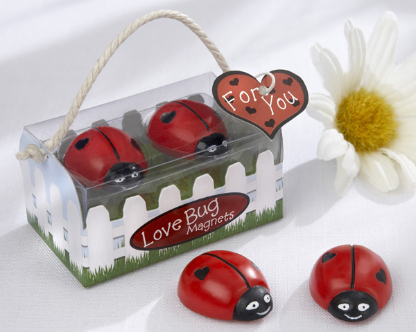 "Love Bug" Ladybug Magnets